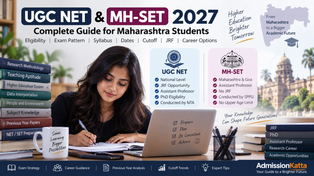 UGC NET and MH-SET 2027 exam preparation guide for Maharashtra students